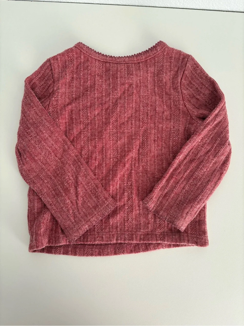 Cat & Jack Ribbed Two-Piece Set in Rose and Dusty Rose 18m